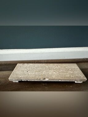 Travertine Cheese/Cutting Board